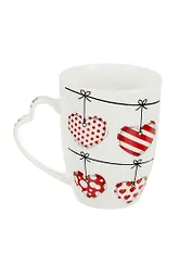 Кружка Сердца в подарочной упаковке (260-125) (350мл)