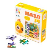 Пазл «Цветняшки Весело играем» 36 элементов, Origami - 1