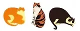 Наклейки для дома, Декоретто, "Стилизованные кошки"