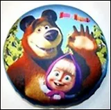 Подушка декоративная антистресс Маша и Медведь (2601/ГЛ-1) (22 см)