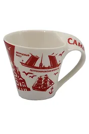 МедВс  Кружка фигурная Санкт-Петербург графика М110 - 001