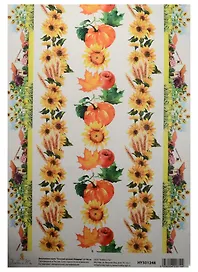Декупажная карта Осенний урожай (бордюр) (HY501248) (21х30см)