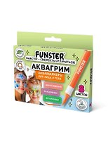 FUNSTER. Аквагрим. Аквамаркеры для лица и тела (8 цветов)