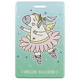Чехол для карточек Unicorn ballerina зеленый градиент (ДК2018-141)
