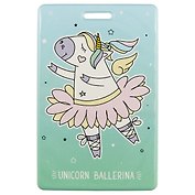 Чехол для карточек Unicorn ballerina зеленый градиент (ДК2018-141)