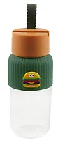 Бутылка с силиконовой накладкой Фаст Фуд (стекло) (460 мл) (12-07229-GJ75B)