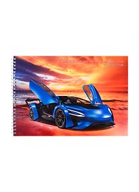 Альбом для рисования «Супер – авто» Unnika А4, 30 листов, спираль