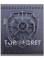 Тетрадь в клетку Listoff, Top Secret, 48 листов, в ассортименте