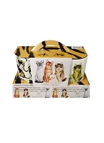 Набор кружек (2 шт.) Кошки 350мл в подарочной упаковке (153-602)