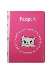 Обложка для паспорта #cute  (блистер) 9*13см