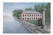 Открытка СПб карандаш Летний дворец Петра I