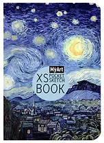 Скетчбук 94*138 48л "XS Pocket СКЕТЧБУК. Звёздная ночь" 120г/м2, тв.обложка