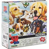 Пазл 63 Super 3D Kids Вместе (31х23) (4+) (13643) (коробка)