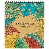 Скетчбук «Листья», крафтовая бумага, 40 листов, 19.5 х 16.8 см