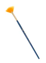 Кисть художественная №2 "Галерея" , синтетика, веерная, короткая ручка, Гамма