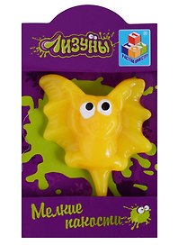 Игрушка-лизун «Малыши одноцветные» Мелкие пакости, в ассортименте, 1Toy