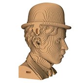 3D пазл бюст «Чарли Чаплин Charlie Chaplin» картон, 5 Cult - 2