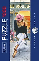 Пазл Hatber Panorama 1000 эл. "Happy time", 33x96 см