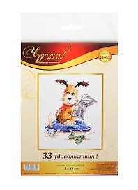 Набор д/творчества ЧУДЕСНАЯ ИГЛА Набор д/вышивания "33 удовольствия!"