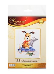 Набор д/творчества ЧУДЕСНАЯ ИГЛА Набор д/вышивания "33 удовольствия!"