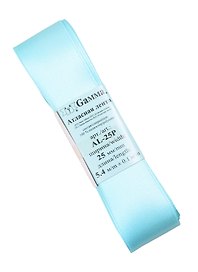 Лента атласная ТМ Gamma 25мм ( 1 ) AL-25P 5,4м №072 т-голубой
