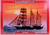 Пазл Castorland Парусник на закате, 1000 элементов