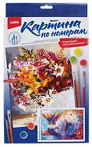 Кпн-411 Картина по номерам на картоне 20*28,5 см "Кот-мечтатель"