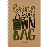 Тетрадь в клетку Listoff, "Eco-friendly. Дизайн 2", А4, 96 листов