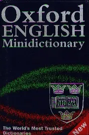 Oxford English minidictionary