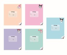Тетрадь в линейку Centrum, "Kuromi+My Melody", 18 листов, в ассортименте