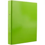 Папка на кольцах А4 "Неон", зеленая