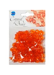 Набор бусин Кристальная игра цвет оранжевый (CRP082) (упаковка)