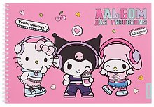 Альбом для рисования «Hello Kitty and friends» Centrum А4, 40 листов, спираль
