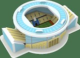 Сборная модель, 3D пазл,стадион Екатеринбург Арена,10 дет., 7,6*5,3*2,6см