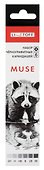 Карандаши чернографитные «Muse», Listoff, 6 штук - 0