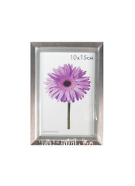 Фоторамка пластик 10*15 "Kleopa" серебряная, 100 рамок