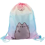 Мешок для сменной обуви "Pusheen" градиентн.фон, плотн.водостойк.материал