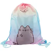 Мешок для сменной обуви "Pusheen" градиентн.фон, плотн.водостойк.материал