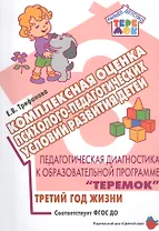 Педагогическая диагностика к образовательной программе "Теремок". Комплексная оценка психолого-педагогических условий развития детей. Третитй год жизни