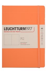 Книга для записей A5, 61 лист, нелинованная "Medium", мягкая обложка, цвет Абрикос, Leuchtturm1917