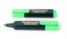 Текстовыделитель зелёный, Faber-Castell