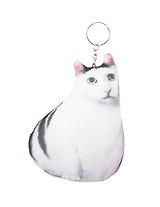 Брелок-антистресс "Кот белый мем", 15см