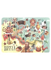 ГС Открытка Карта России