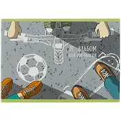 Альбом для рисования Listoff, "Спорт", А4, 30 листов, на скрепке