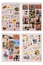 Набор стикеров "Фитнес" (4 листа)