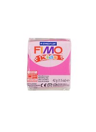FIMO kids полимерная глина для детей (розовый) (8030-220) (42г) (упаковка) (Эксмо)