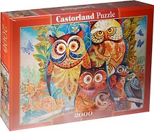 Пазл «Совы» 2000 элементов, Castorland