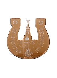 ГС Магнит Москва Подкова На счастье зеркальный золото (акрил) (7,5см)