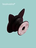 Попсокет Котик мордочка (ПВХ) (5 см), Bookvalno - 2