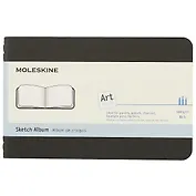 Альбом для рисования Moleskine, Cahier Sketch Album, А6, 36 листов, черный
